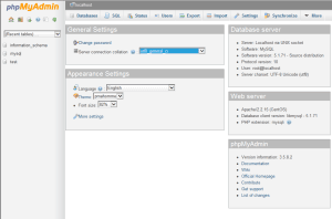 phpmyadmin_mainpage